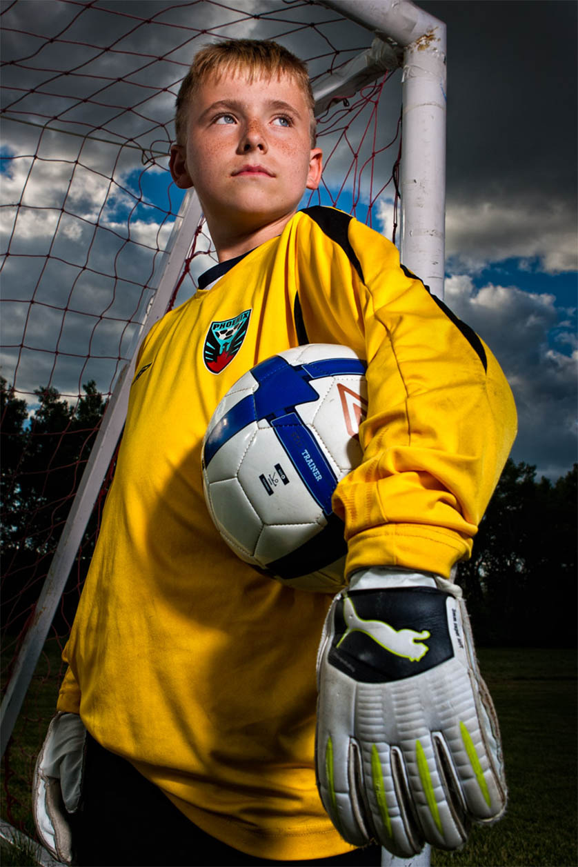 Softball photo on black background - Individual